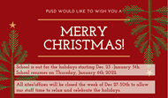 PUSD Holiday schedule