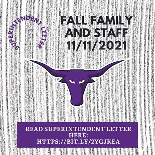 Fall Family and Staff letter