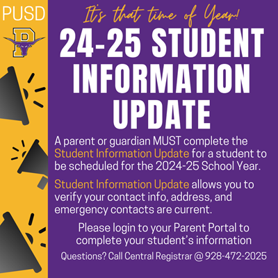 24-25 Student Information Update